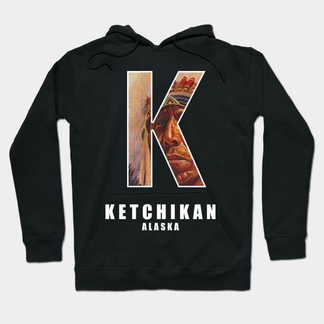 Ketchikan Alaska. Hoodie by dejava